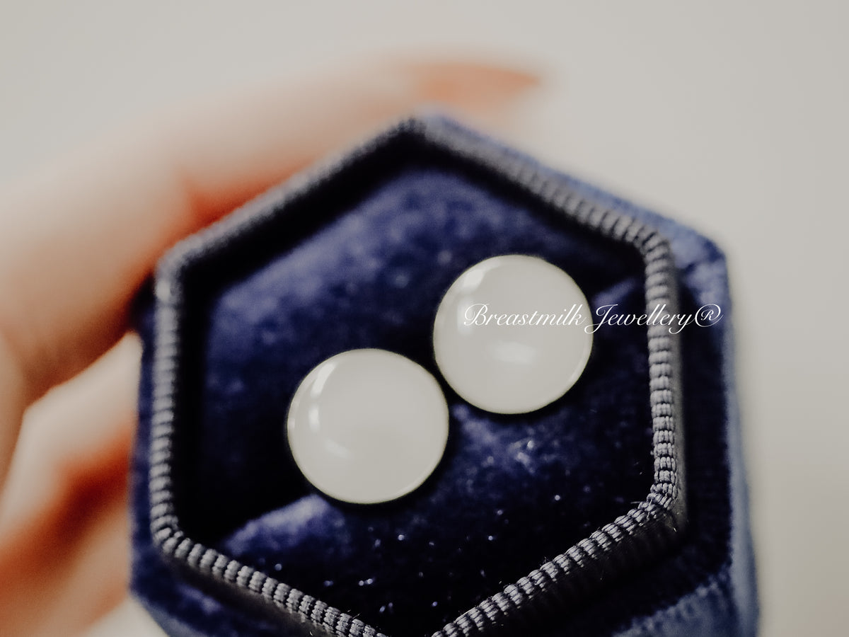 Bezel Ear Studs