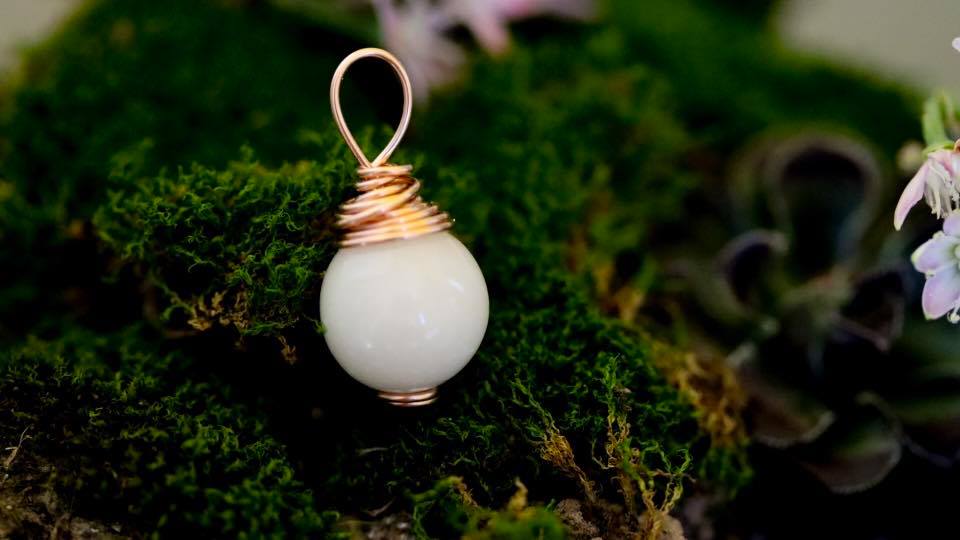 Wire Wrapped Orb Pendant